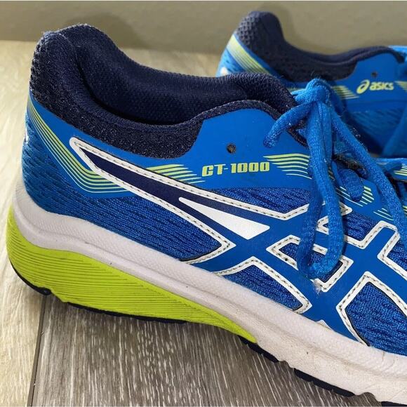 ASICS GT-1000 Duomax 1014A005 Blue White Green Youth US Size 5 A960418 Shoes - Picture 2 of 12